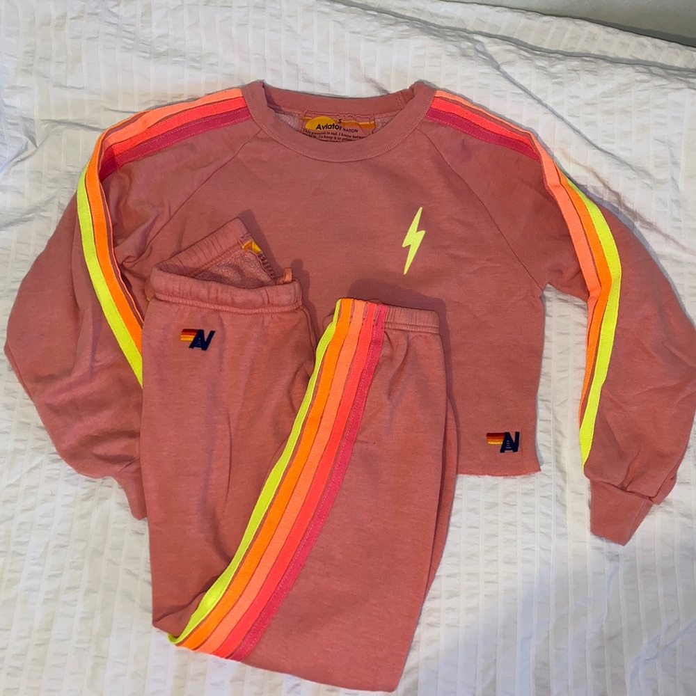 Aviator nation pink neon pair